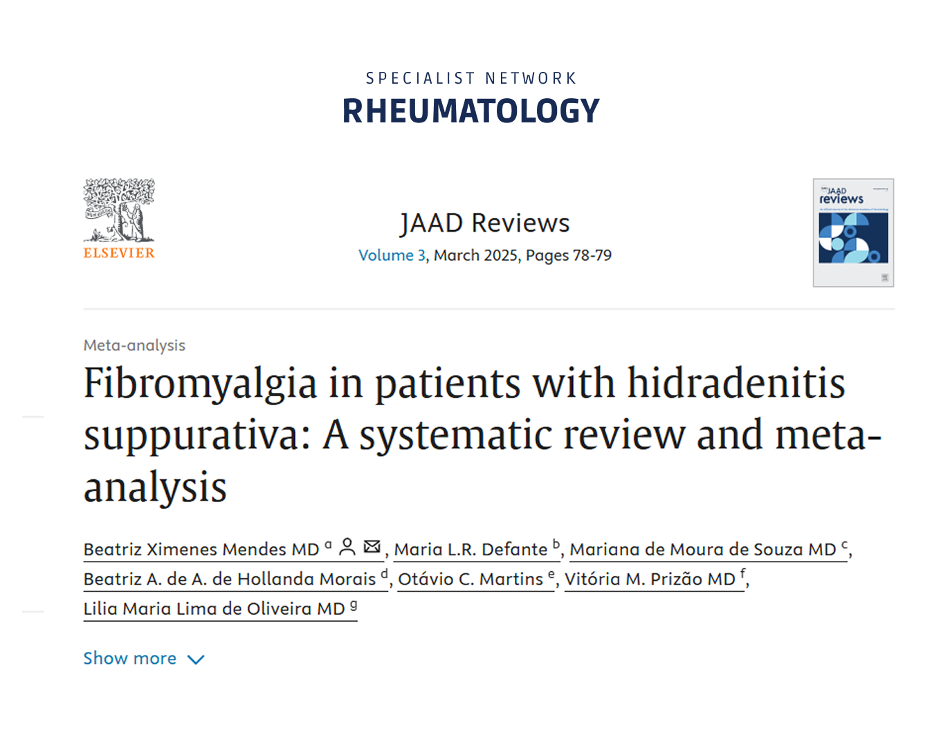 Rheumatology